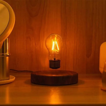Lux Aeterna: Floating Bulb Lamp