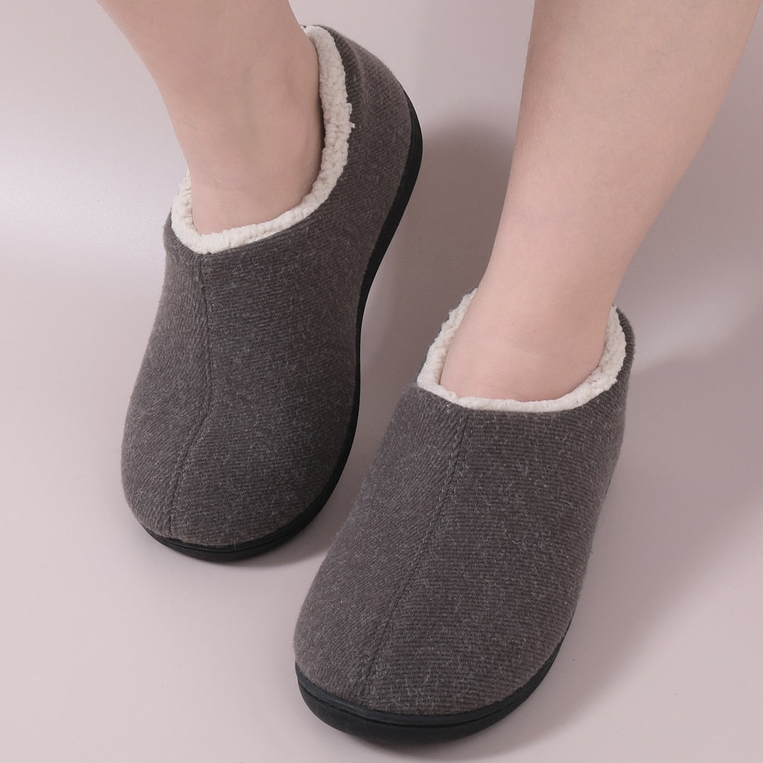 Womens Sherpa Lined Slippers