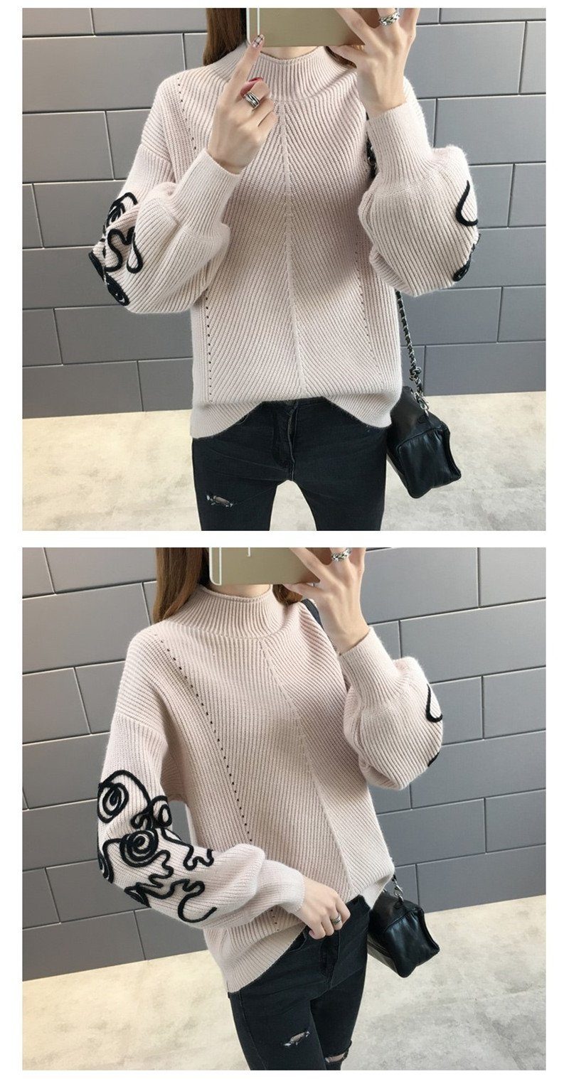 Brodé Cotton Sweater